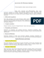 Mechanical Gate 2013 Mechanical Syllabus