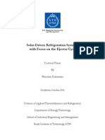 2006 - Solar-Driven Refrigeration Systems With Focus On The Ejector Cycle