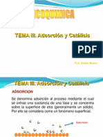 Tema III. Adsorcion y Catalisis