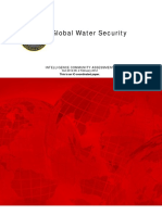 Global Water Security: Intelligence Community Assessment