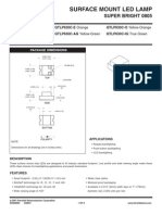 Surface Mount Led Lamp: Super Bright 0805