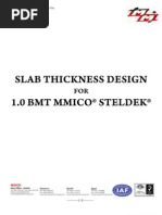 Steldeck Slab Design