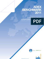 Adex Benchmark 2011 (Iab Europe) - JUL12