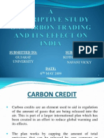 A Study On Carbon Credit