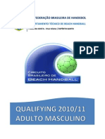 Relatorio Final Qualifying Adulto Masculino 2010