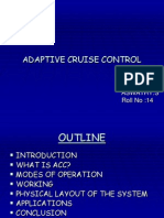 Adaptive Cruise Control