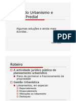 Direito Do Urbanismo e Registo Predial