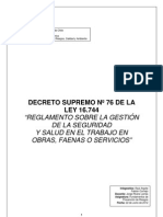 Trabajo Decreto Supremo 76