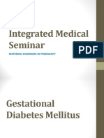 Integrated Medical Seminar Diabetes Mellitus