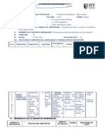 Sesión de Aprendizaje Sistema Respiratorio