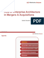 Role of Enterprise Architecture in M&a - V1.1