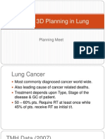 2D and 3D Planning in Lung