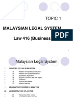 Malaysian Legal System