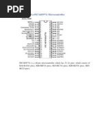 Overview of A PIC16F877A Microcontroller