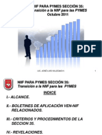 Presentación Sección 35 NIIF para Pymes