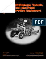 USDA - Trail and Road Grading Equipment