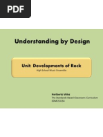 Understanding by Design: Unit: Developments of Rock