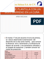 Diseño de Plantilla Con Un Solo Barreno en