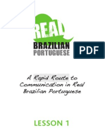 Real Brazilian Portugues Lesson1