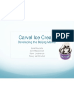 Marketing Management - Carvel