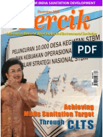 Achieving MDGs Sanitation Target Through CLTS. PERCIK. Indonesia Water and Sanitation Magazine. December 2008