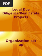 Due Diligence-Real Estate