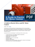 A Guide To Electric Drives and DC Motor Control