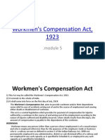 Workmen's Compensation Act, 1923