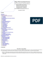 Modeling of Electromechanical Systems