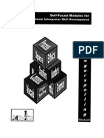 MRID Self Paced Modules - Fingerspelling