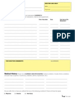 MDPU Clinical Self Report Form