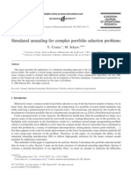 Simulated Annealing For Complex Portfolio Selection Problems