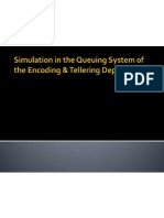 Simulation of Queuing Presentation