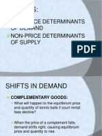 Changes in Market Equilibrium