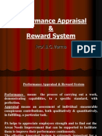 Performance Appraisal & Reward System