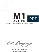 Active: Installation Manual & User'S Guide