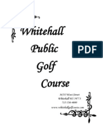 Whitehall Public Golf Course: 36535 West Street Whitehall WI 54773 715-538-4800