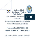 Monografia Metodos de Investigacion Cualitativa 1