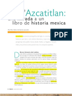 Códice Azcatitlan Una Mirada A Un Libro de Hist. Mexica