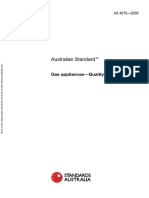 As 4575-2005 Gas Appliances - Quality of Servicing