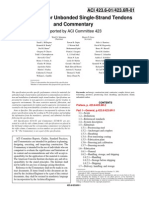 Specification For Unbonded Single-Strand Tendons and Commentary