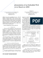 Design and Implementation of An Embedded Web Server Based On ARM