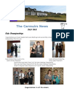 The Carmuirs News: Club Championships