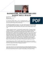 5 22 11 Banksters Pranksters Hell Holes