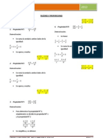 Razones y Proporciones Demostraciones