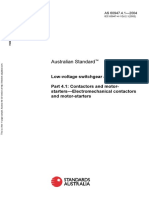 As 60947.4.1-2004 Low-Voltage Switchgear and Controlgear Contactors and Motor-Starters - Electromechanical Co