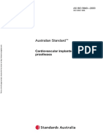 As ISO 5840-2003 Cardiovascular Implants - Cardiac Valve Prostheses