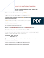 SAP Assign Multiple Planned Order To A Single Purchase Requisition