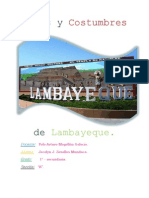 Mitos y Costumbres de Lambayeque.