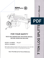 Titan Pro, 7 Ton Log Splitter, TPLS7T